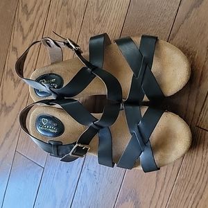 I ❤️ Comfort Wedge Heeled Sandals